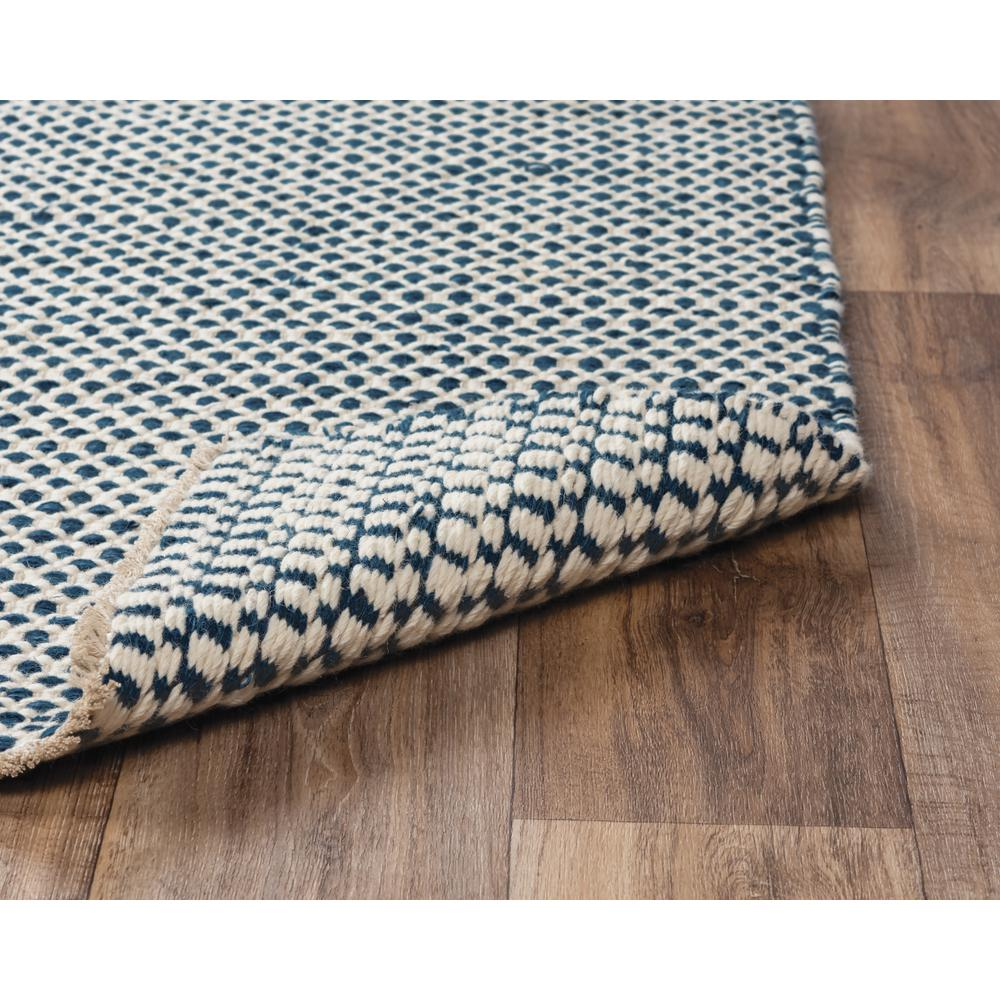 Hand Woven Loop Pile Wool Rug, 5' x 7'6"