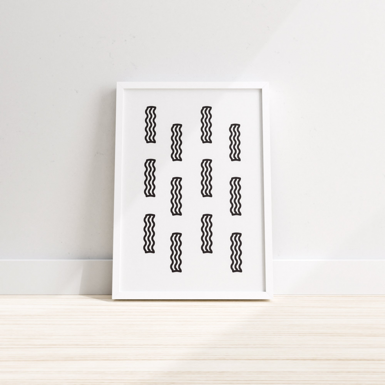 Lots of Bacon - Wall Print, Kitchen Wall Decor