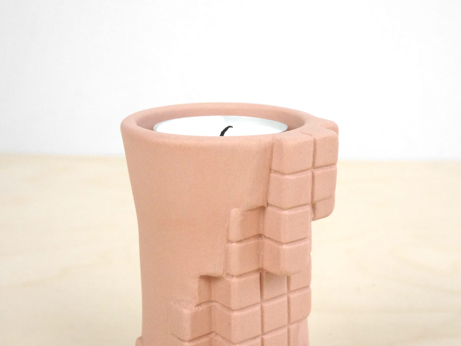 Pixel Candle Holder