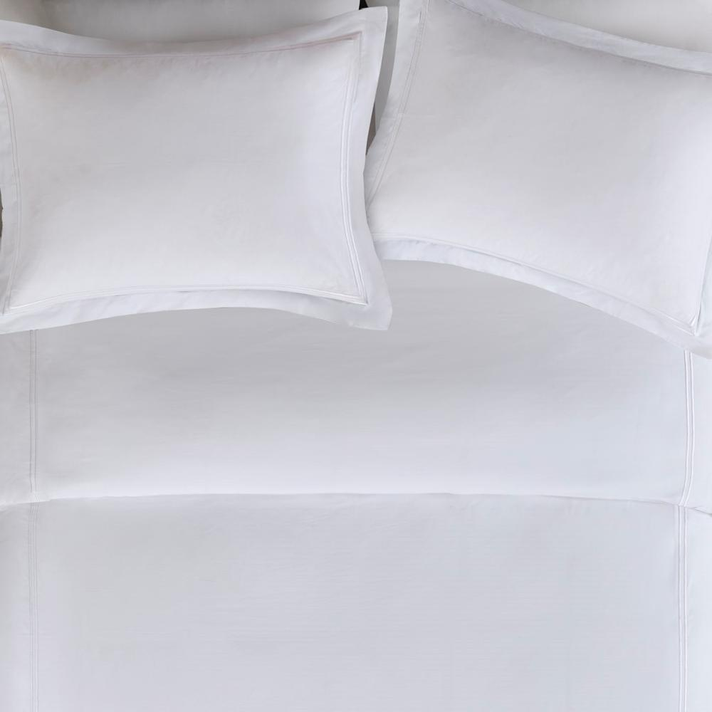 100% Cotton Sateen Embroidered Duvet Cover Set