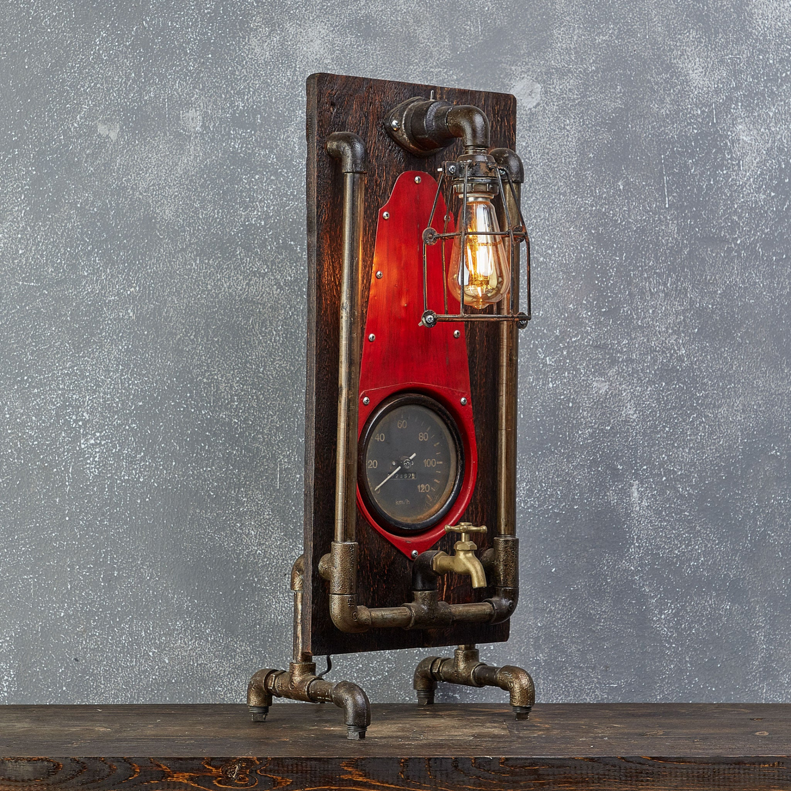 Fireballs Woden Lamp – A Captivating Blend of Fire and Wood