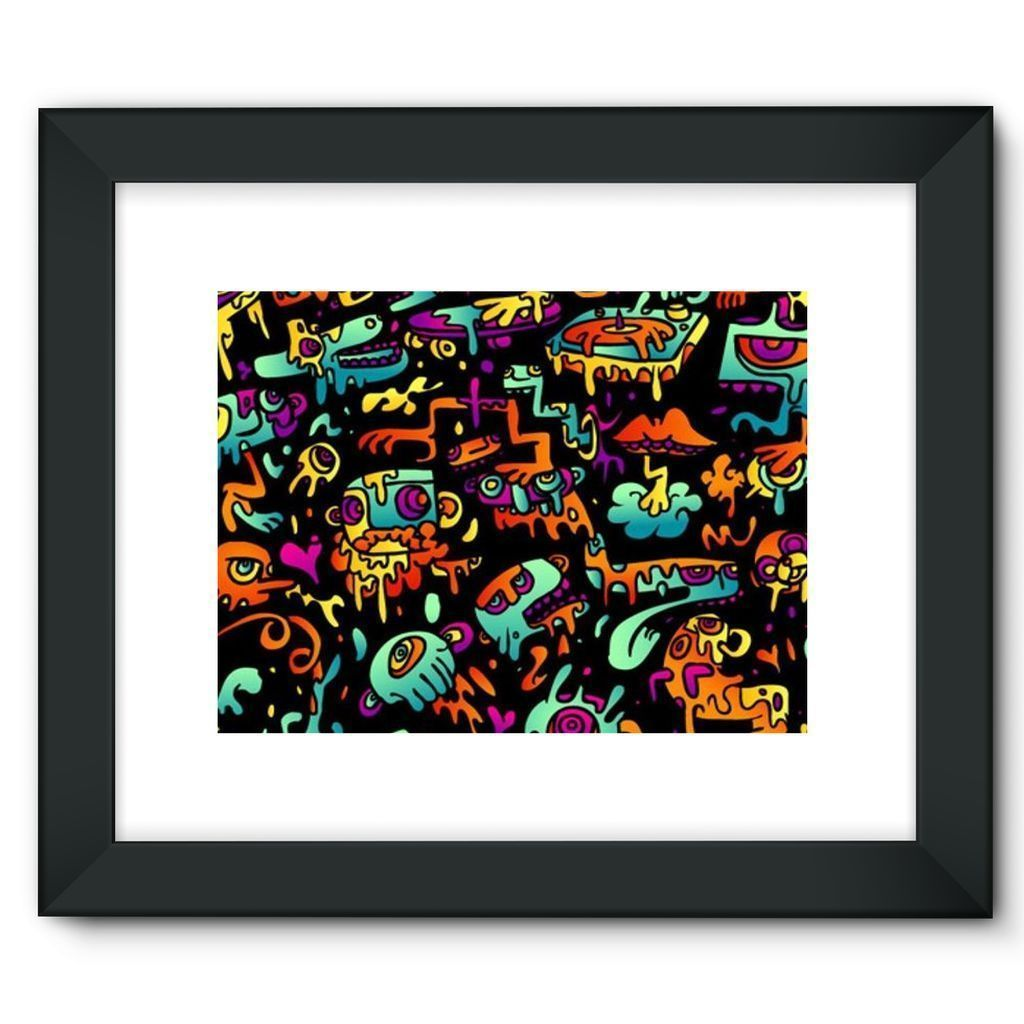Pattern 38 Framed Fine Art Print