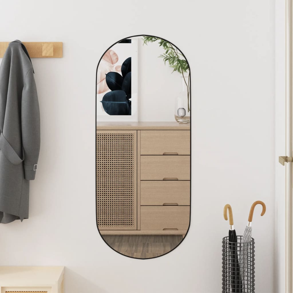 vidaXL Wall Mirror 30x70 cm Glass Oval