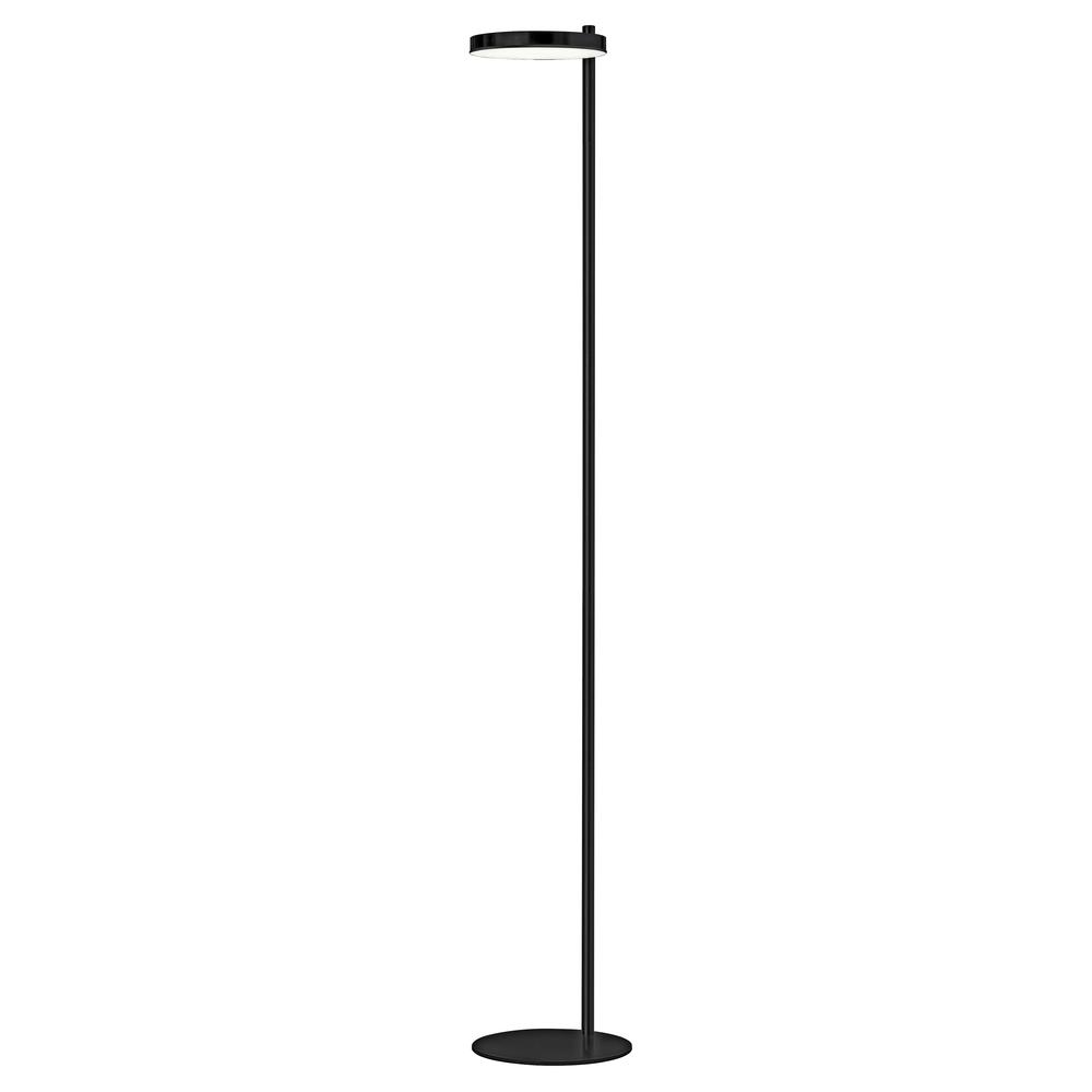 Dainolite Fia LED Floor Lamp – Matte Black, Adjustable Head, 30W