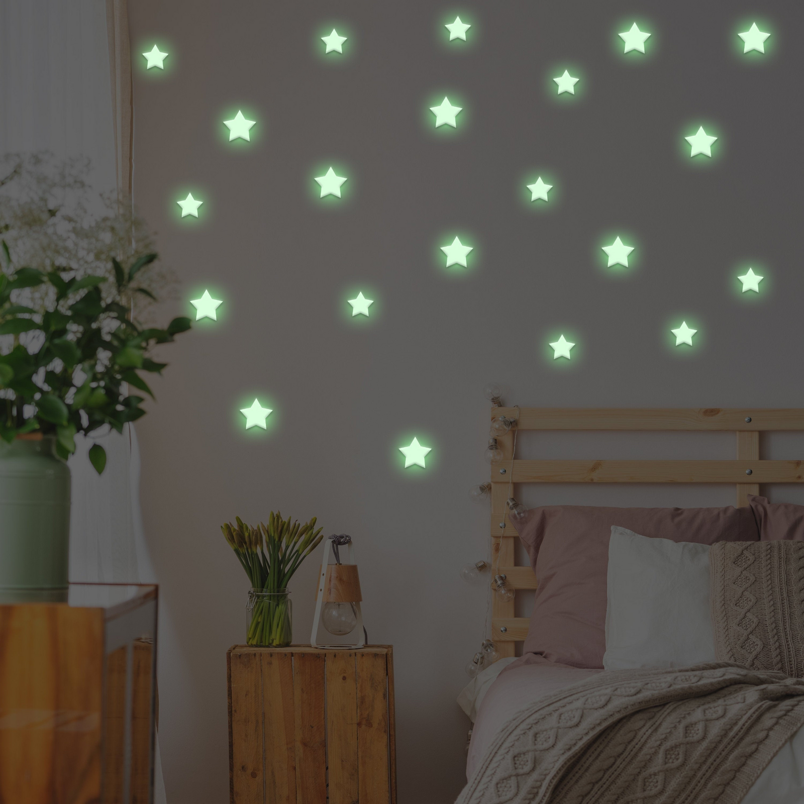 850 pcs Glow In The Dark Stars Stickers - The Star Glowing Ceiling Decals For Wall Room Kids  Decor