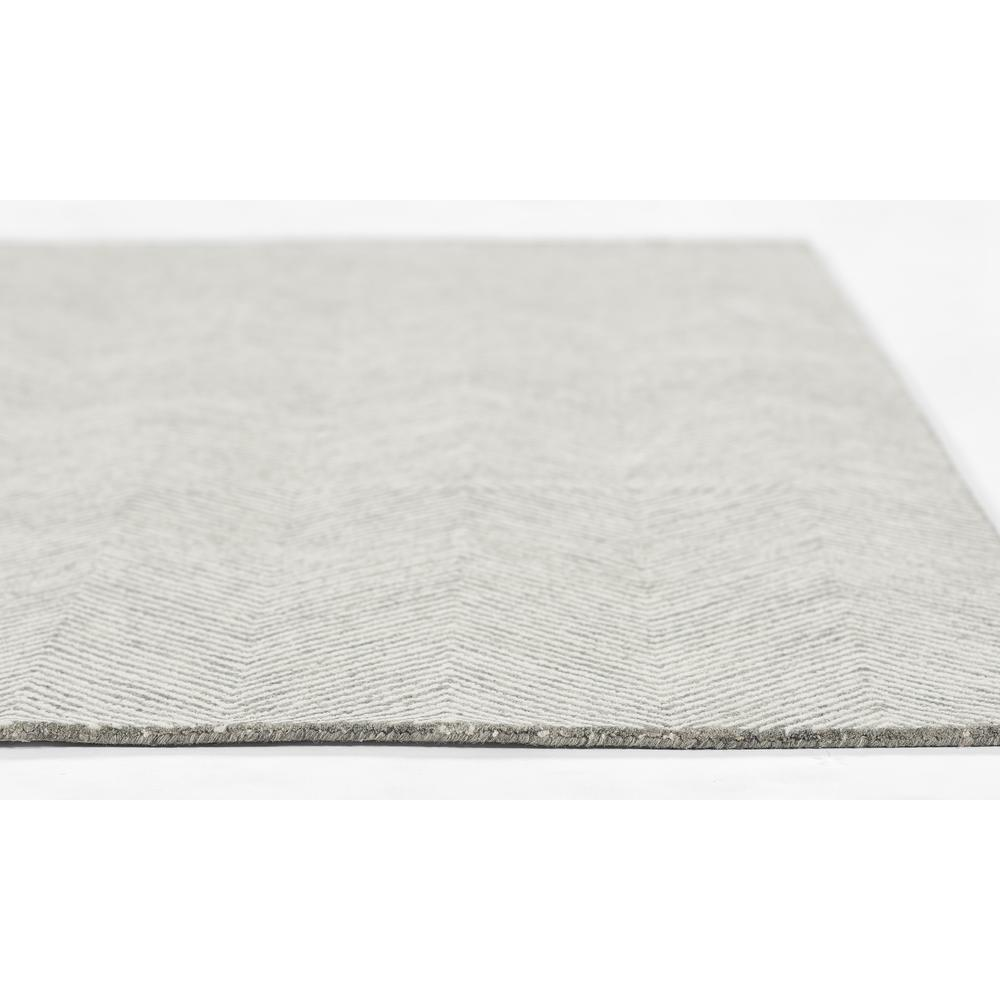 Contemporary Runner Area Rug, Grey, 2'3" X 8' Runner