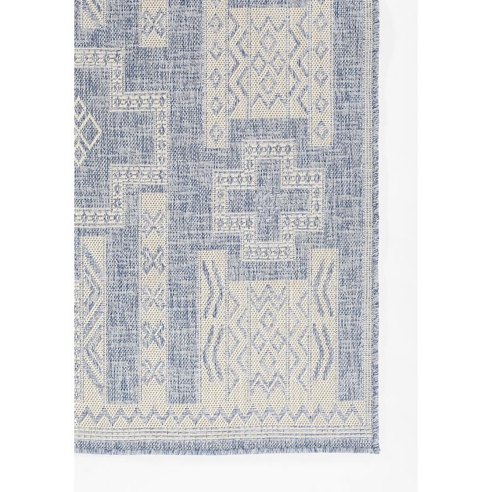 Transitional Runner Area Rug, Blue, 2'7" X 7'6" Runner