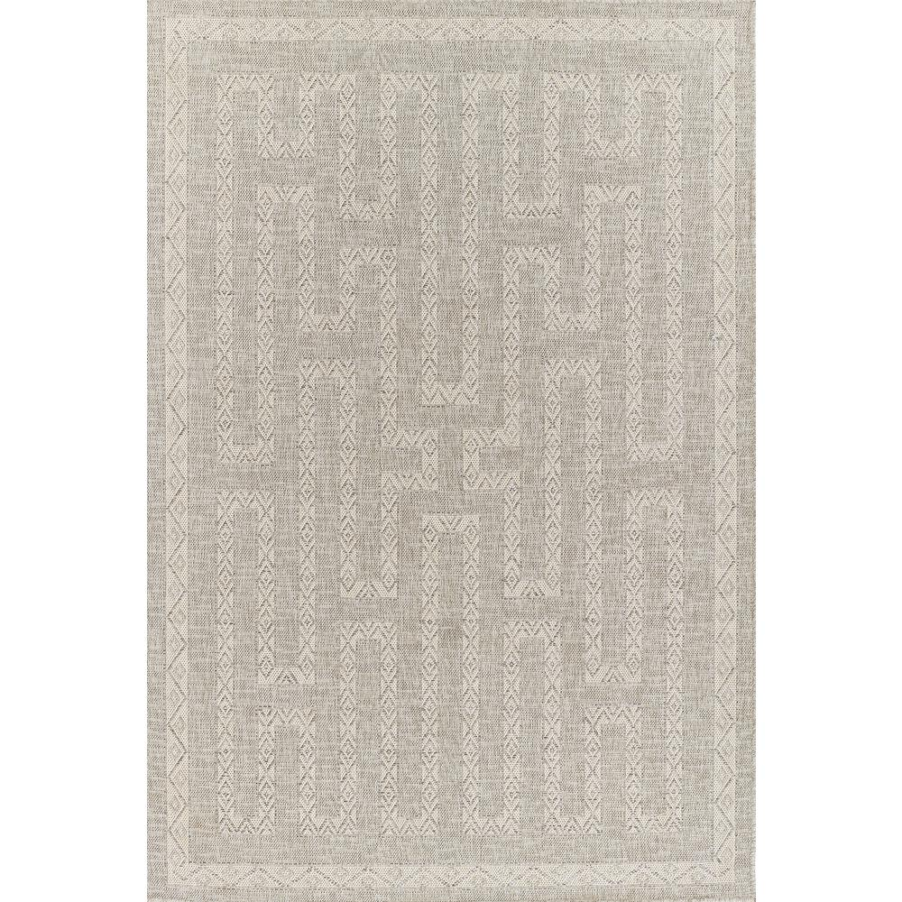 Transitional Runner Area Rug, Grey, 2'7" X 7'6" Runner
