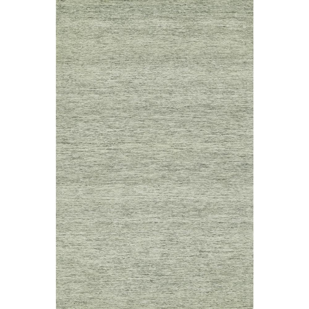 Contemporary Runner Area Rug, Sage, 2'3" X 8' Runner