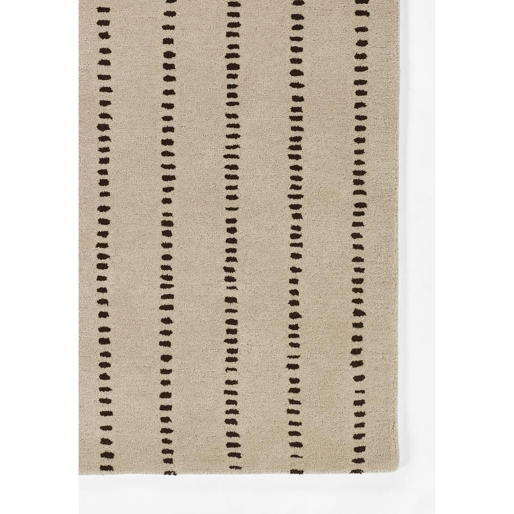 Contemporary Runner Area Rug, Ivory, 2'6" X 8' Runner