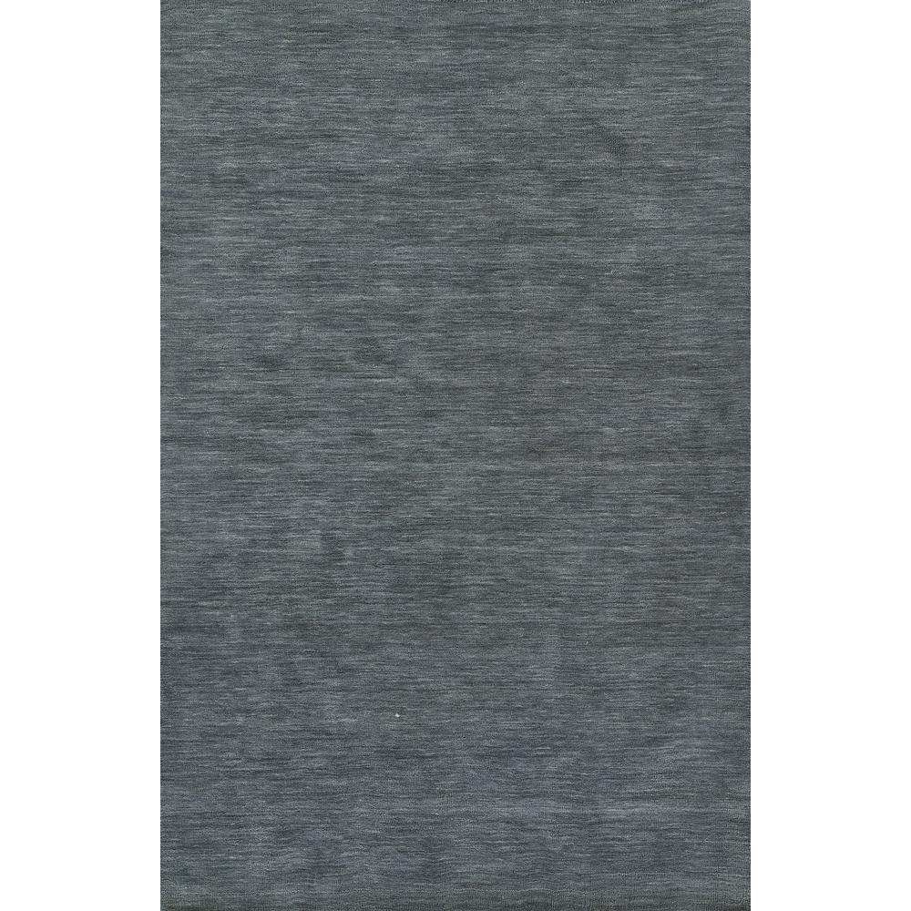 Contemporary Runner Area Rug, Blue, 2'3" X 8' Runner