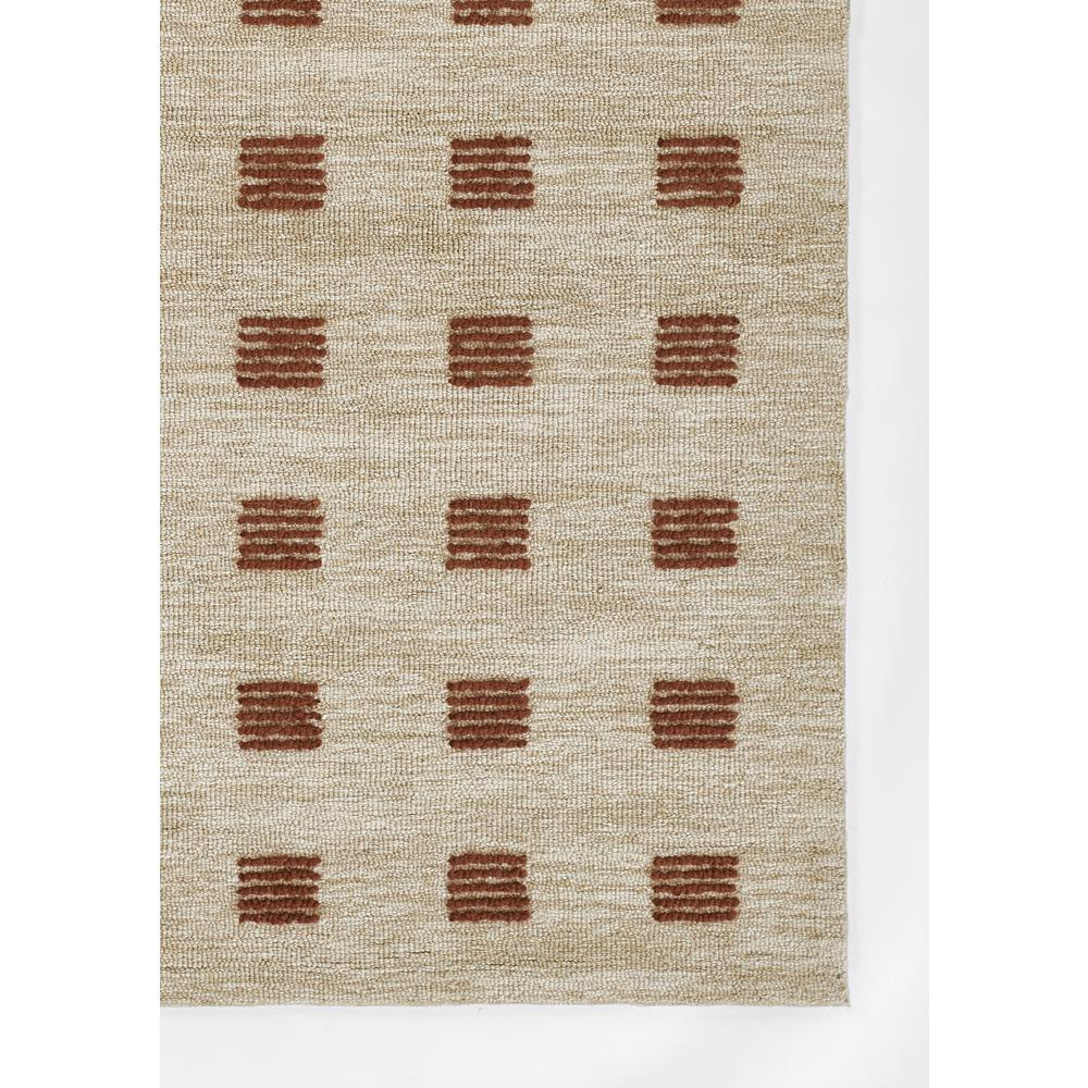 Contemporary Runner Area Rug, Rust, 2'3" X 8' Runner
