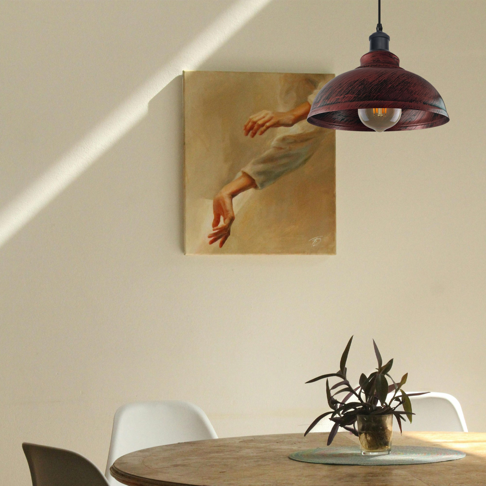 Vintage Ceiling Pendant Light  Loft Metal Lampshade Ceiling Lamp~1783