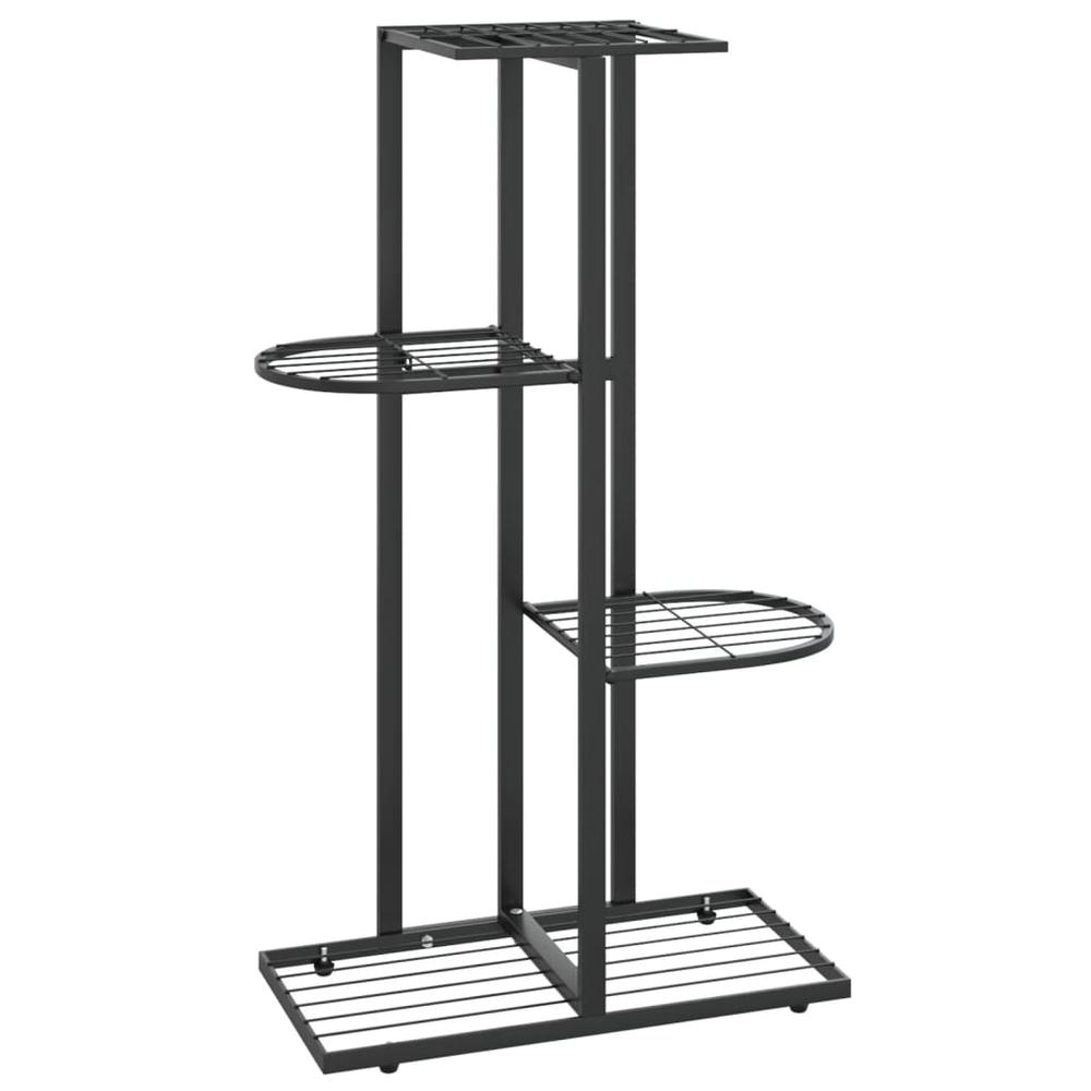 Plant Stand Black Metal Medium Plant Stand Rectangular