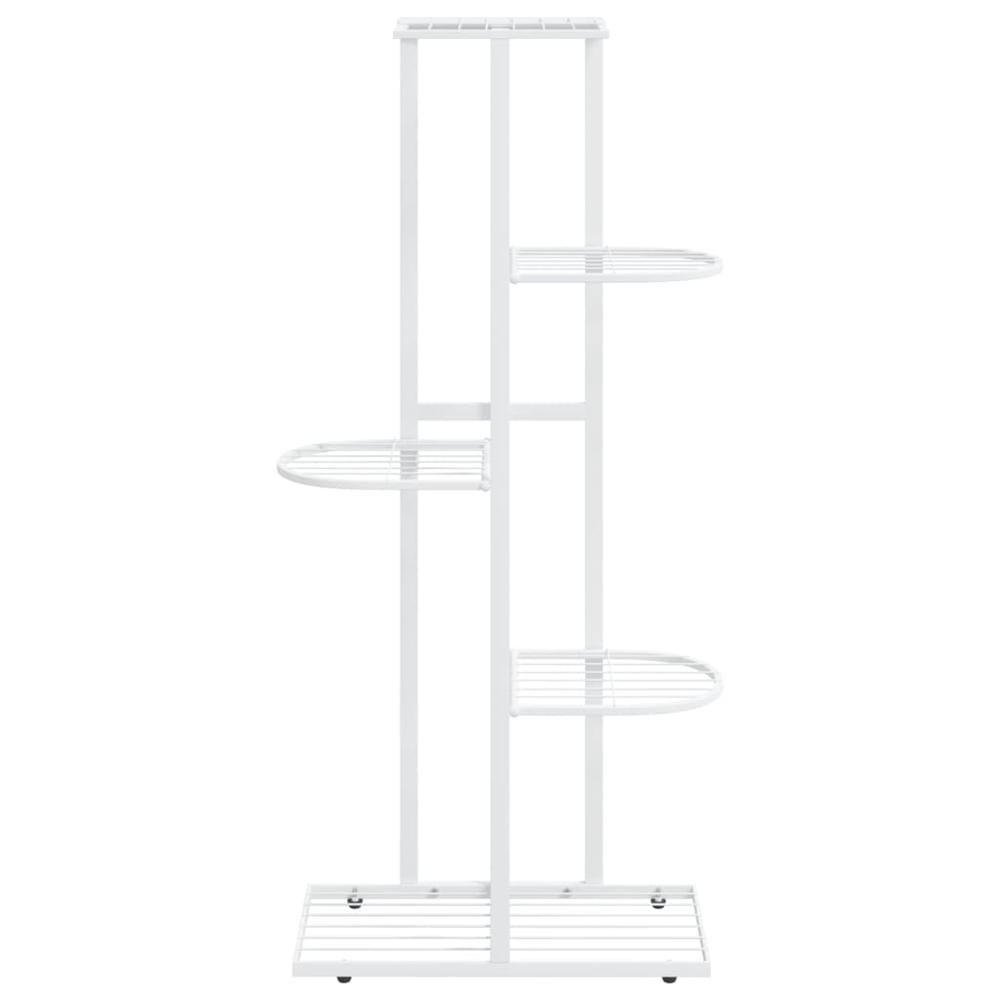 Plant Stand White Metal Shelving Plant Stand Rectangular