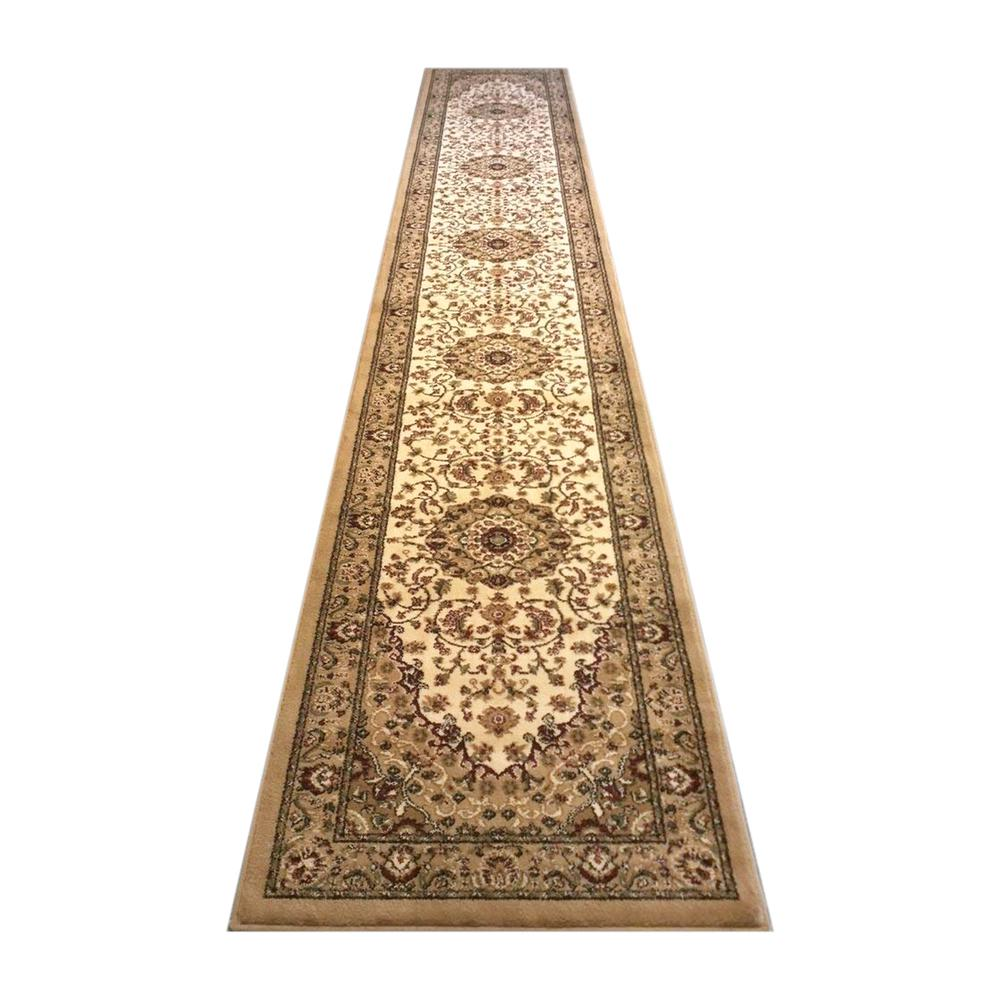 Medallion Motif 4' x 4' Square Area Rug for Living Room or Bedroom