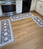 Boho 3-Piece Rug Set – Thick Non-Slip Flannel Mats for Kitchen, Hallway & Laundry