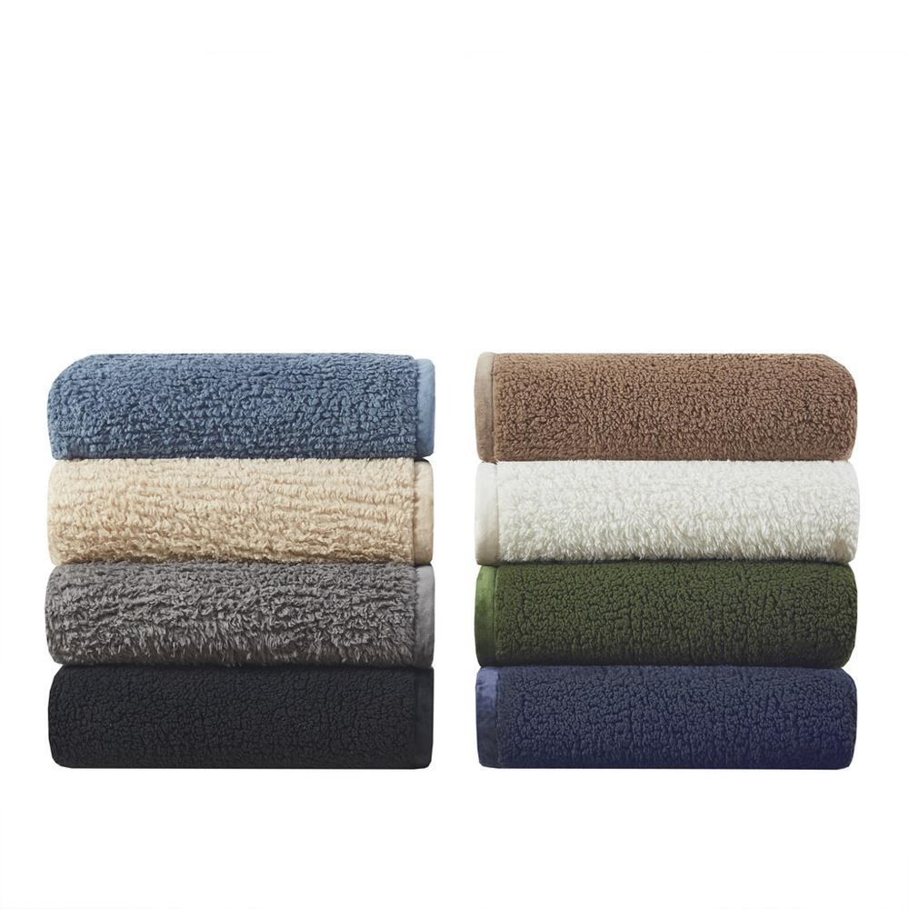Woolrich Burlington Berber Bed Blanket – Soft 100% Polyester, Brushed Both Sides, Machine Washable, OEKO-TEX Certified