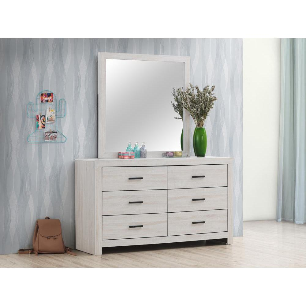 Brantford Dresser Mirror Coastal White