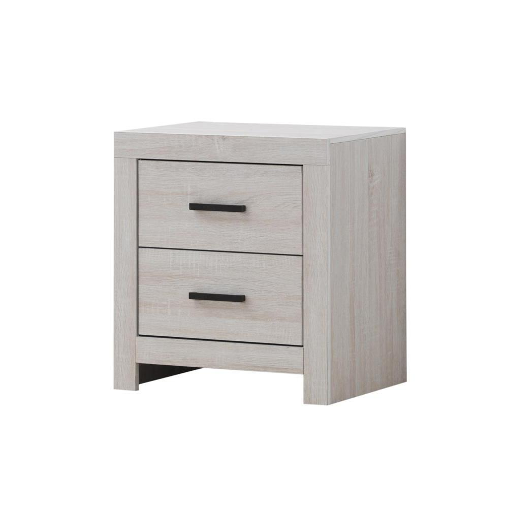 Brantford 2-drawer Nightstand Coastal White