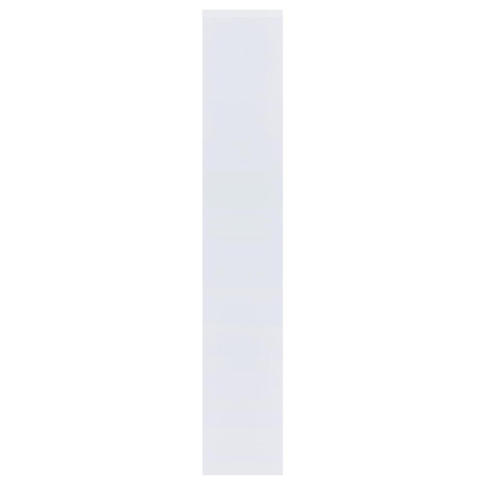 Theo 71-inch 6-shelf Bookshelf White