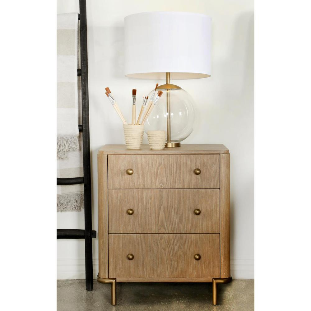 Arini 3-drawer Nightstand Sand Wash