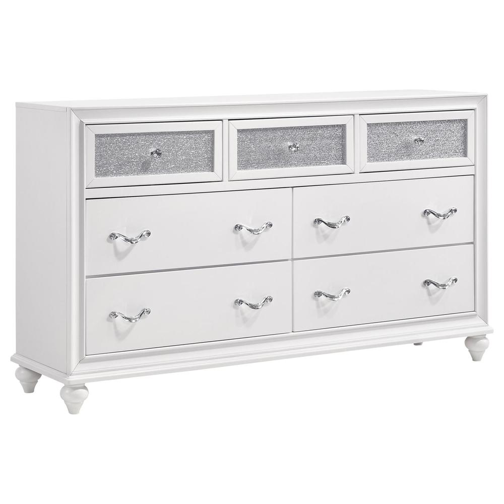 Barzini 7-Drawer Dresser – White
