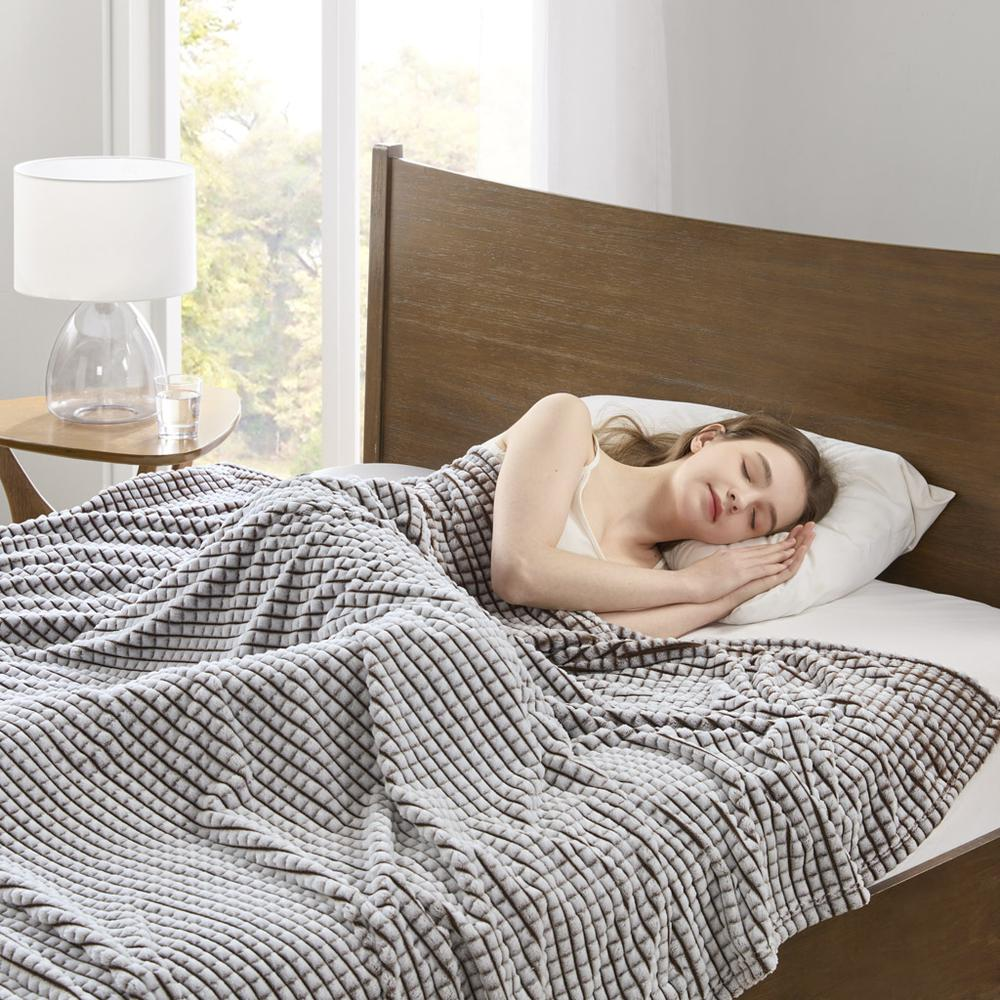 Back Printed Plush Bed Blanket – Soft 100% Polyester, Microvelour, Machine Washable, OEKO-TEX Certified