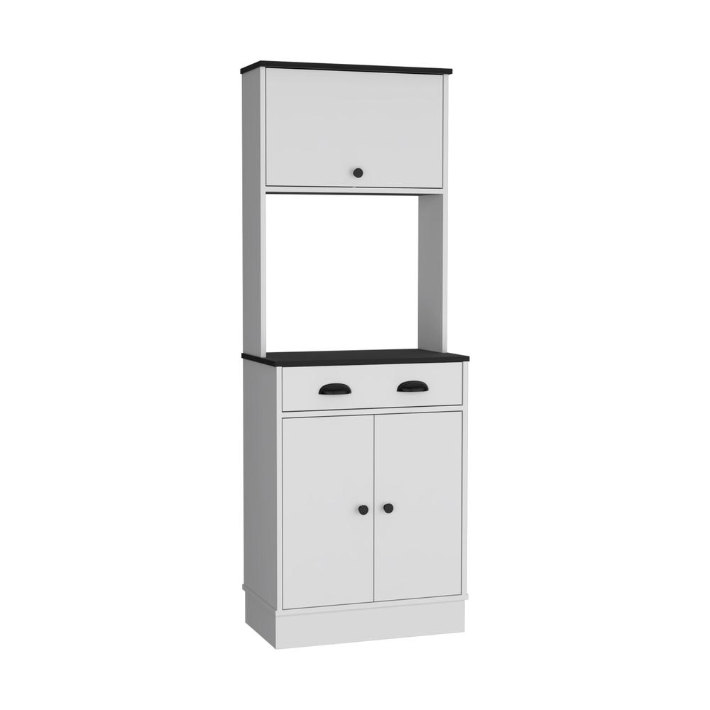Apex 66.3" H Kitchen Pantry with Drawer, 2 Cabinets