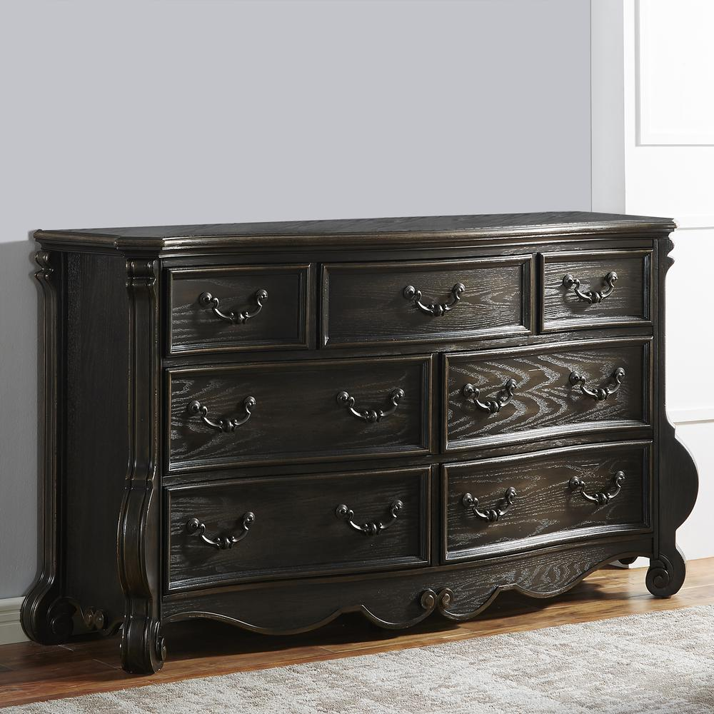 Stonebrook Dresser in Tobacco Finish – Rustic Farmhouse Storage Dresser