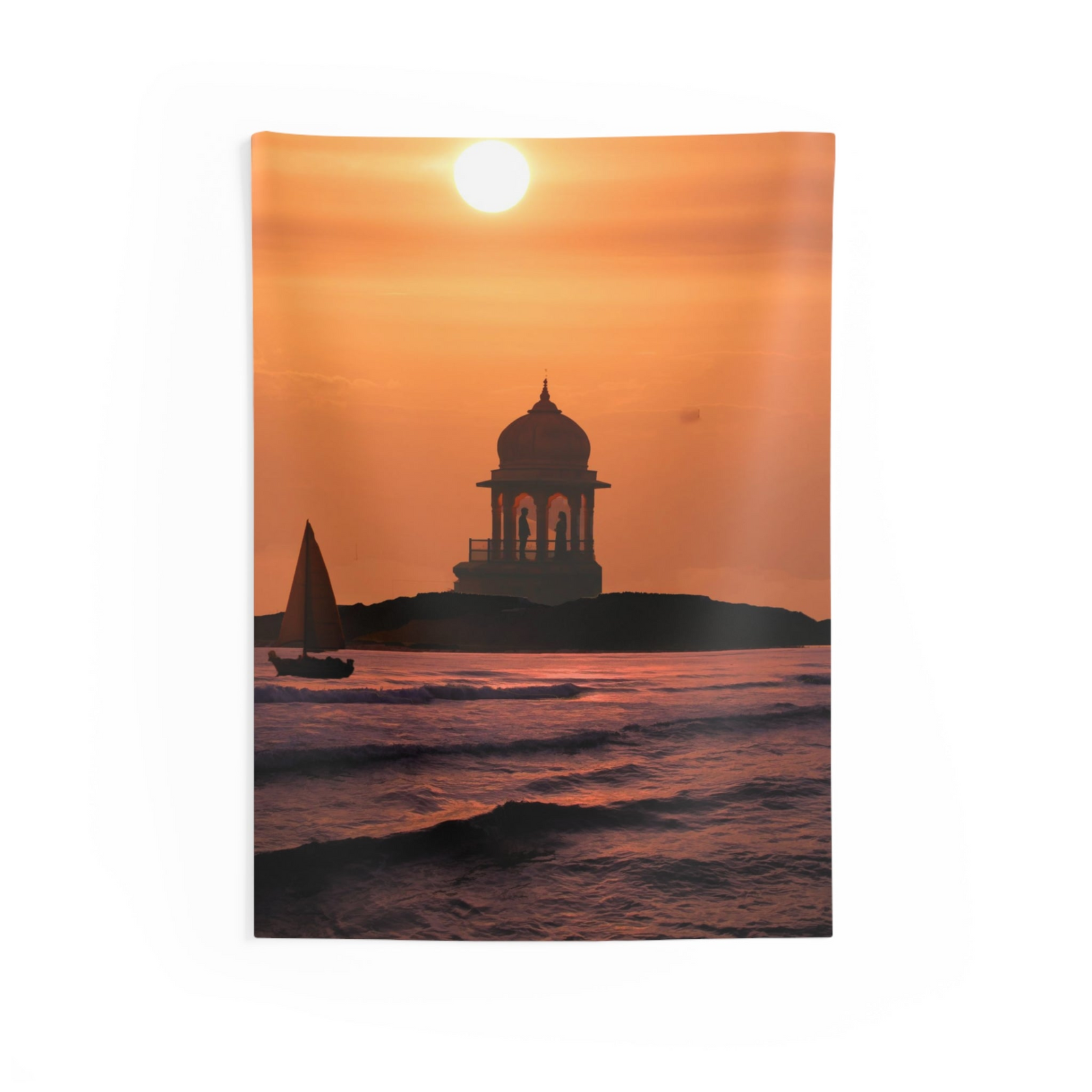 Beach Tomb Wall Tapestry – 100% Polyester Decorative Wall Tapestry