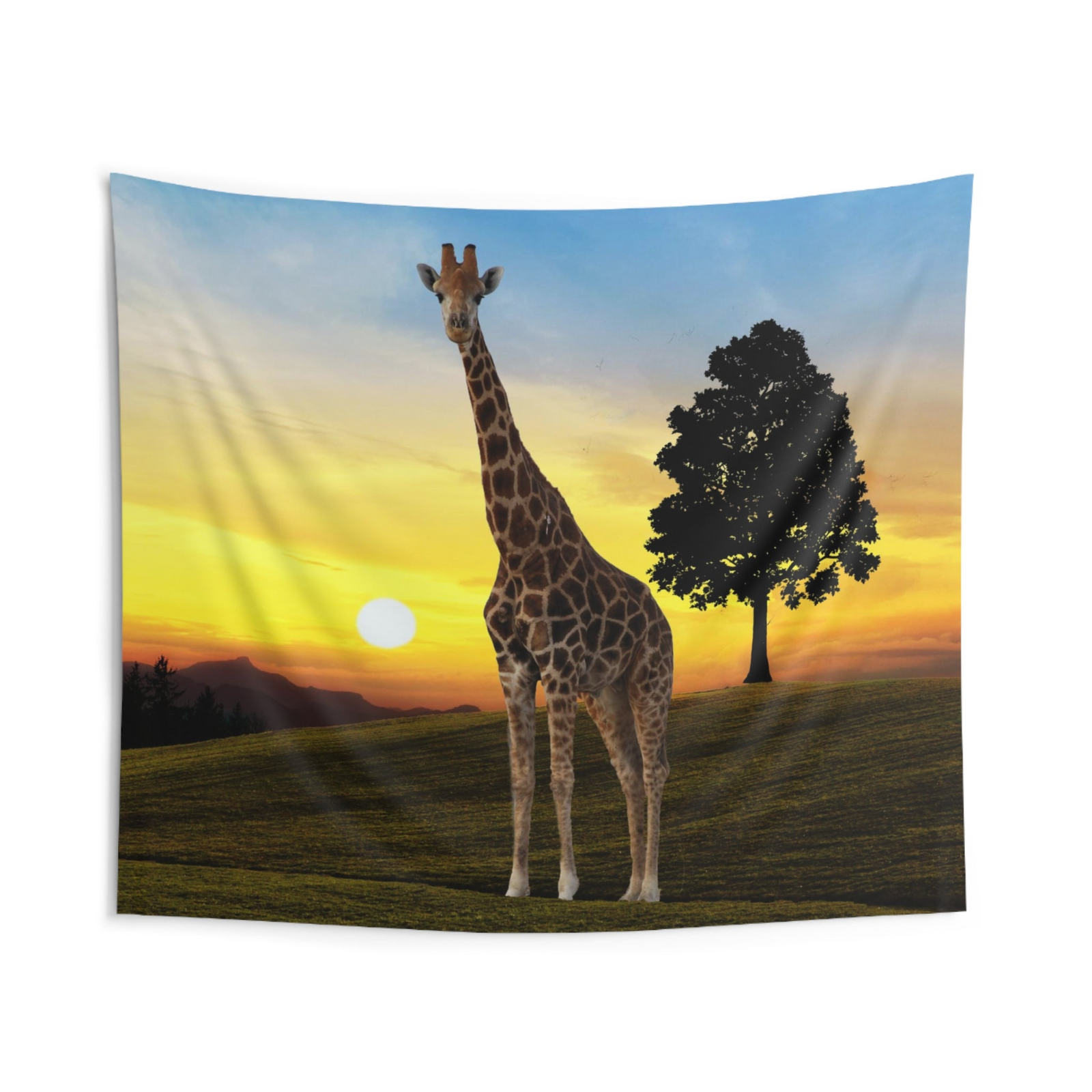 Giraffe Wall Tapestry – 100% Polyester Decorative Wall Tapestry