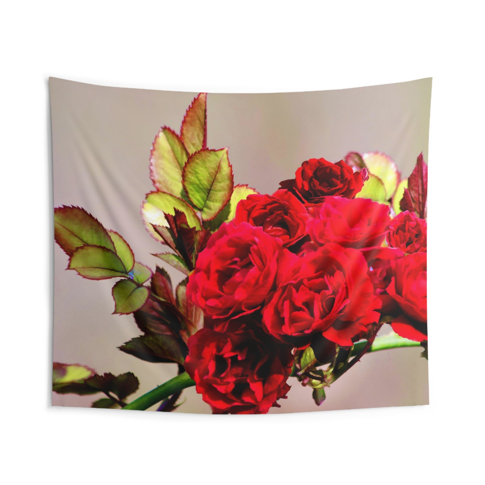 Rose Wall Tapestry – 100% Polyester Decorative Wall Tapestry