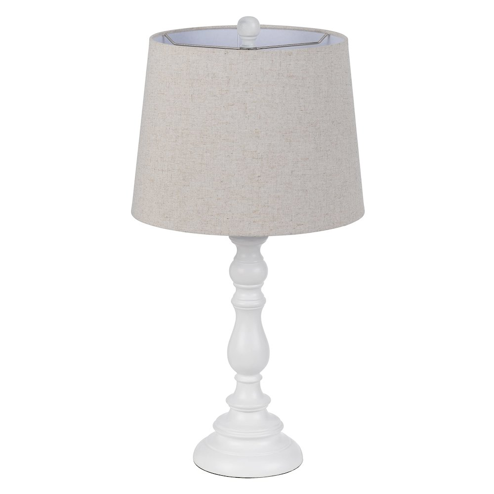 Chester 60W White Resin Buffet Table Lamps – Set of 2