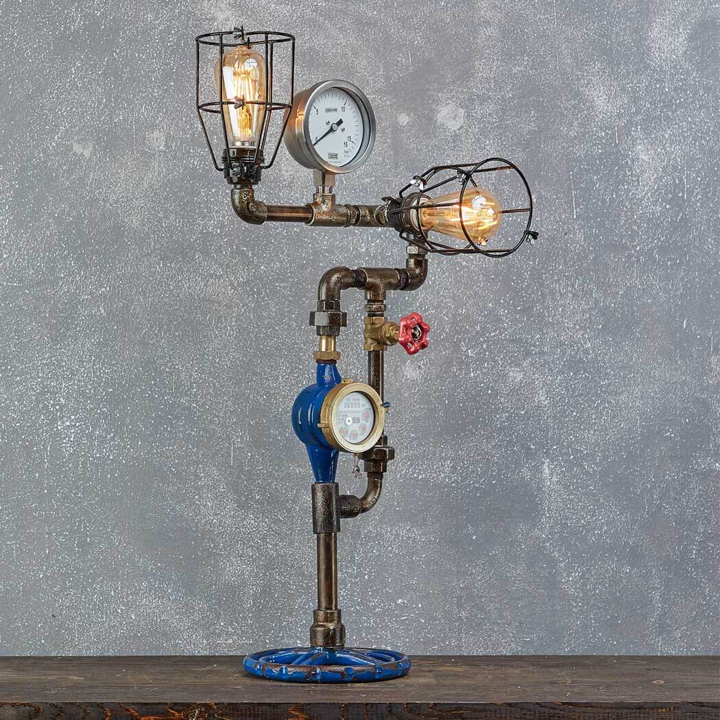 Ifex Nomine Industrial Table Lamp – Sculptural Modern Accent Lighting