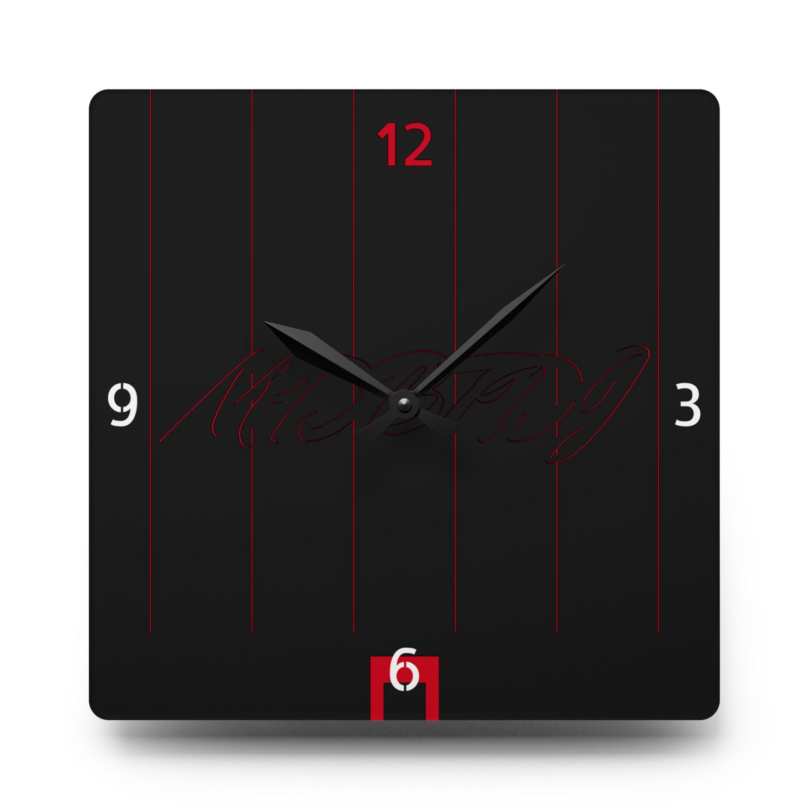 MDBTDJ#PSBRW Premium Acrylic Wall Clock