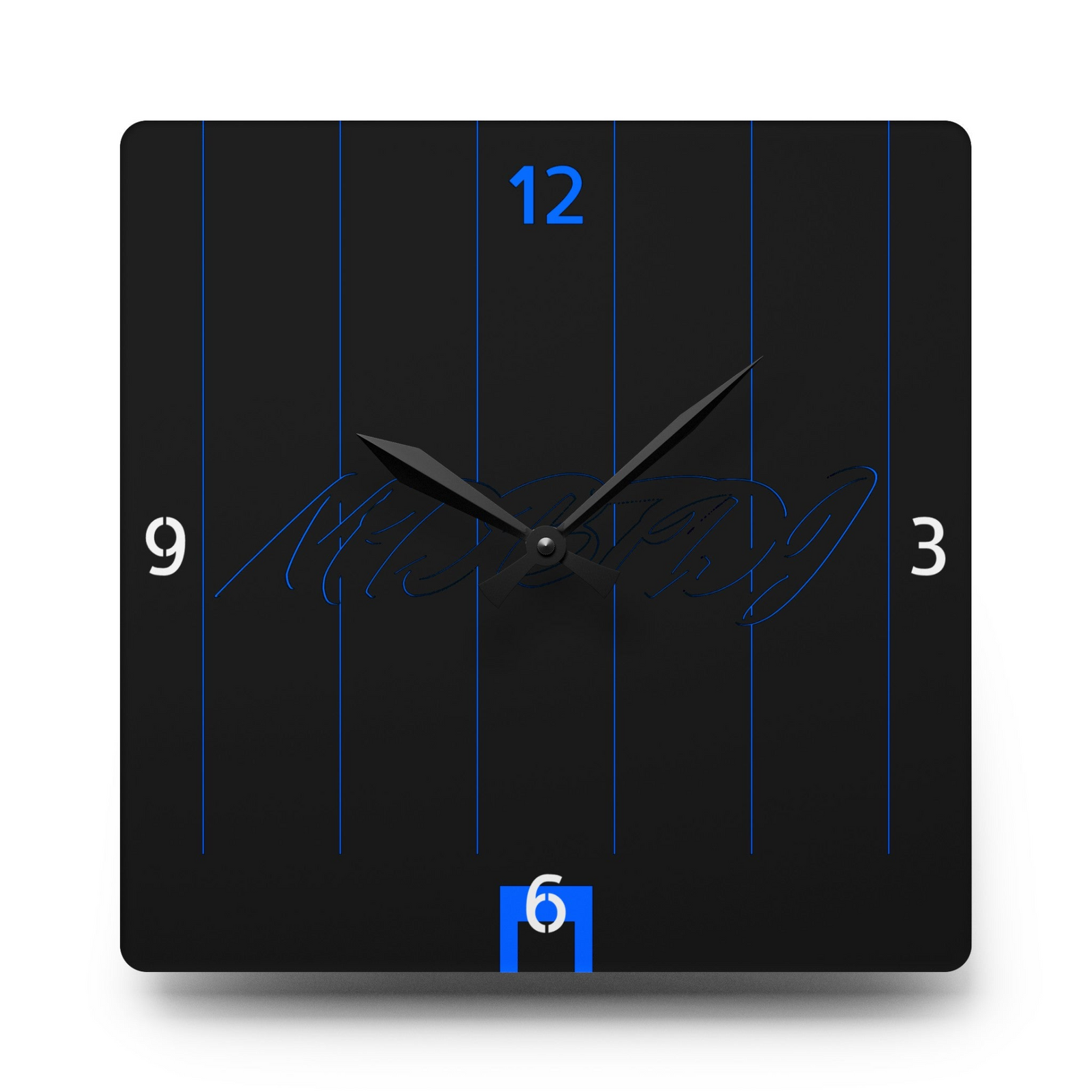 MDBTDJ#PSBLUW Premium Acrylic Wall Clock