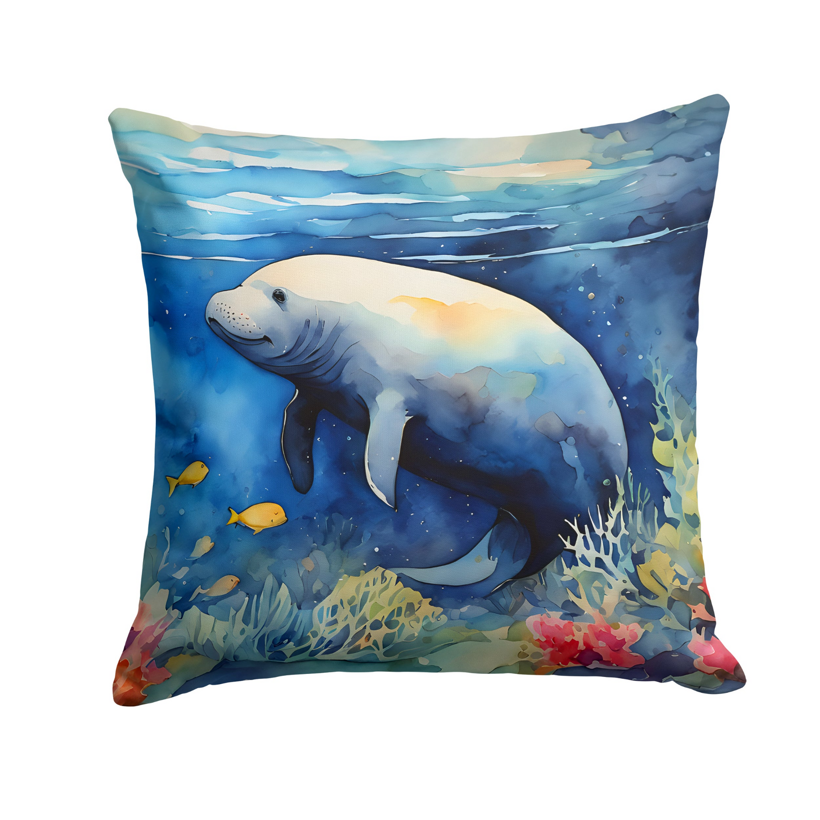 Manatee Throw Pillow