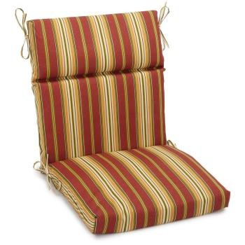 20-inch by 42-inch Polyester Patterned Outdoor Seat/ Back Chair Cushion