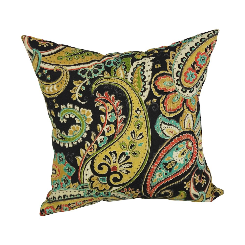 17-inch Square Solid Polyester Outdoor Throw Pillows (Set of 4)