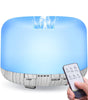 Essential Oil Diffuser, 500ml Essential Oil Diffuser, Aromatherapy Diffuser with Timer and 7 Ambient Lights No Water Auto Off, Diffuser Large Room Home Office