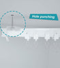 Flexible Curved Ceiling Track for Curtains, Room Divider Curtain Track System (9.8FT),Curtains not included