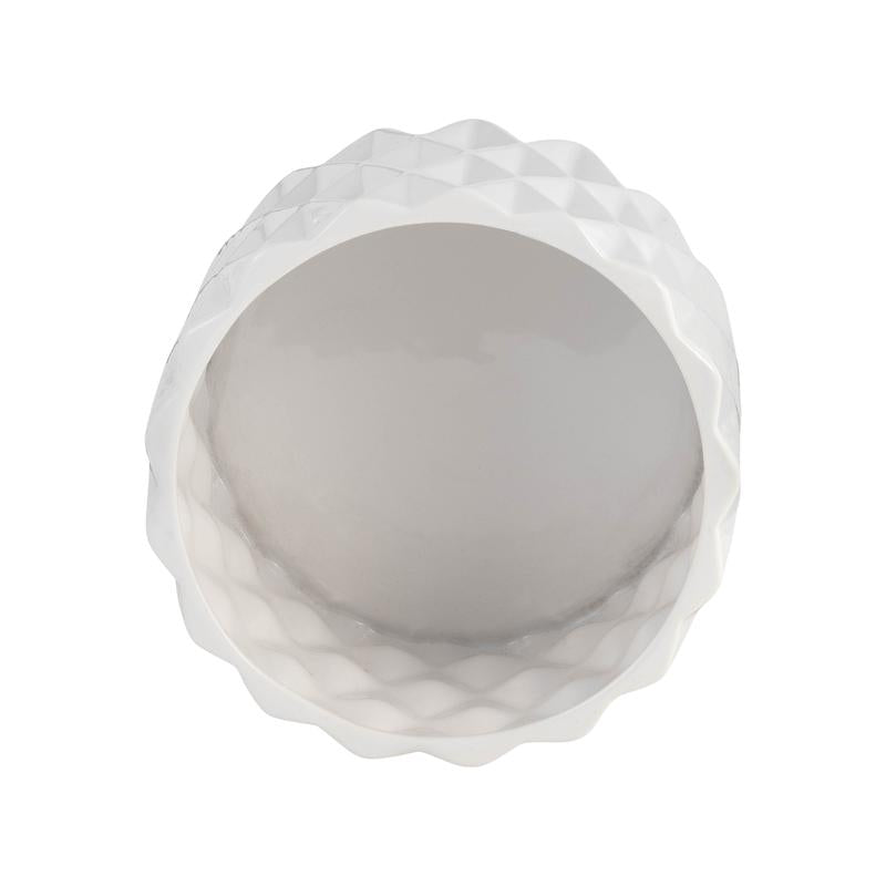 Sagebrook Home Ceramic Planter on Pine Wood Stand - Enhance Your Living Space - Garden Chic Decor