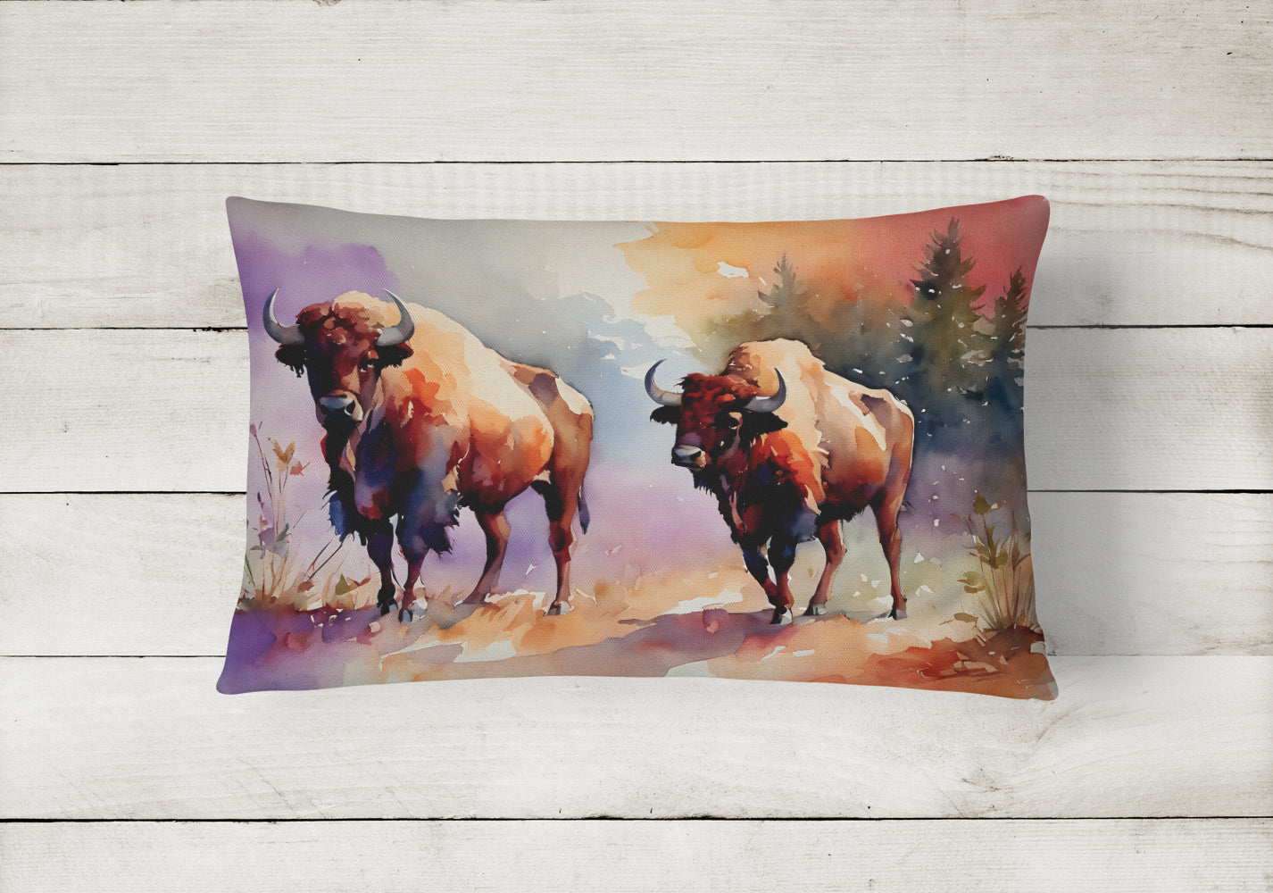 Buffalo Throw Pillow