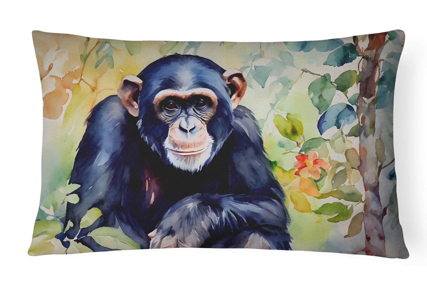 Chimpanzee Throw Pillow