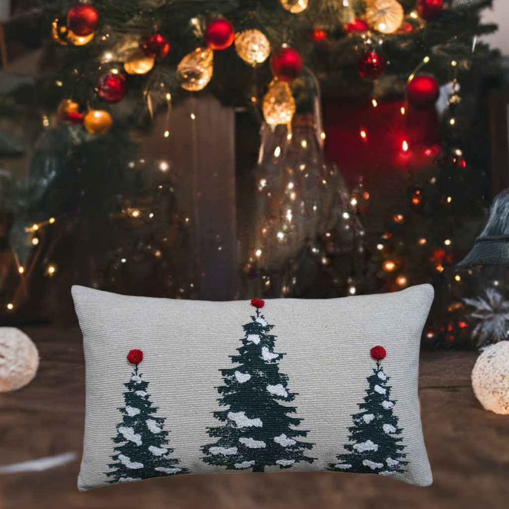 Christmas Throw Pillow for couch 14" x 24"