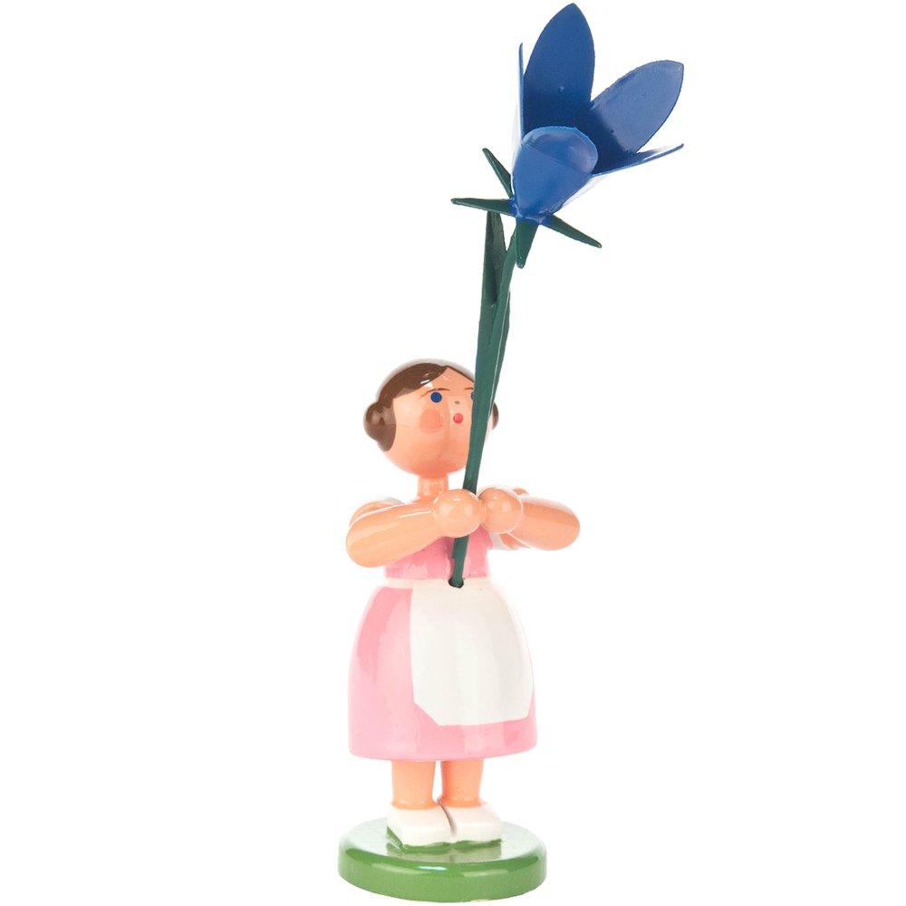 Easter Figurine - Bluebell Flower Girl