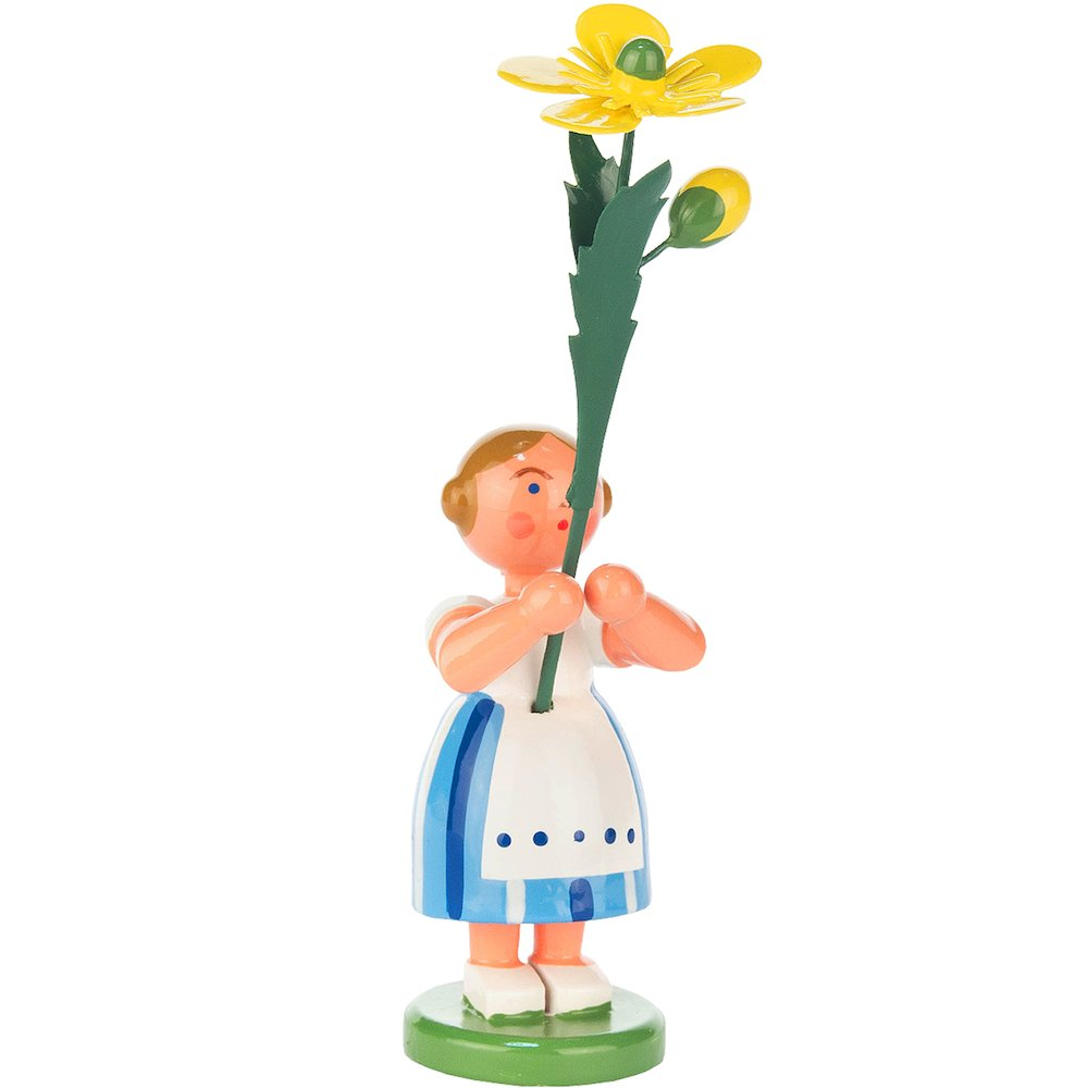 Easter Figurine - Buttercup Flower Girl