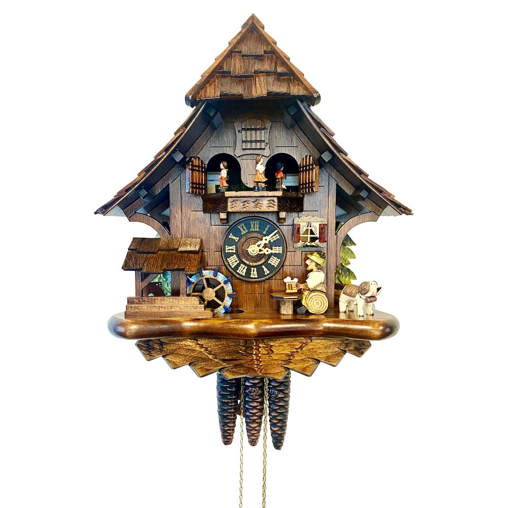 Weight-Driven Cuckoo Clock - Full Size