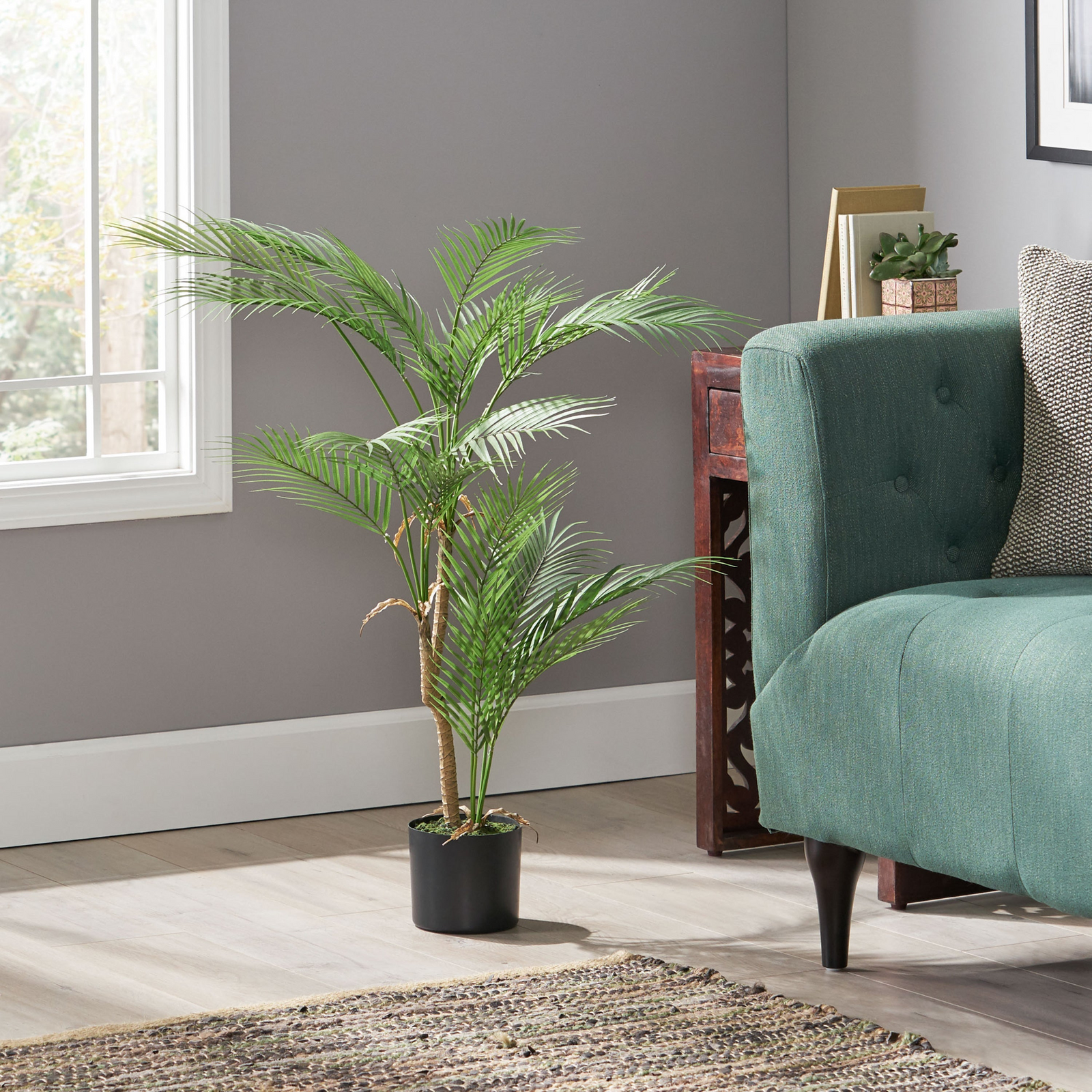 100CM Artificial Plant Green Rattan for home, office and staging décor